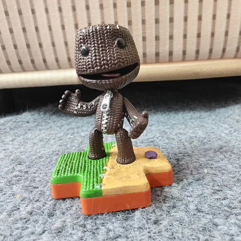 Little Big Planet Sackboy Plush Toy Adventure Game Character Stuffed Doll Soft Collectible Gift for PlayStation Fans