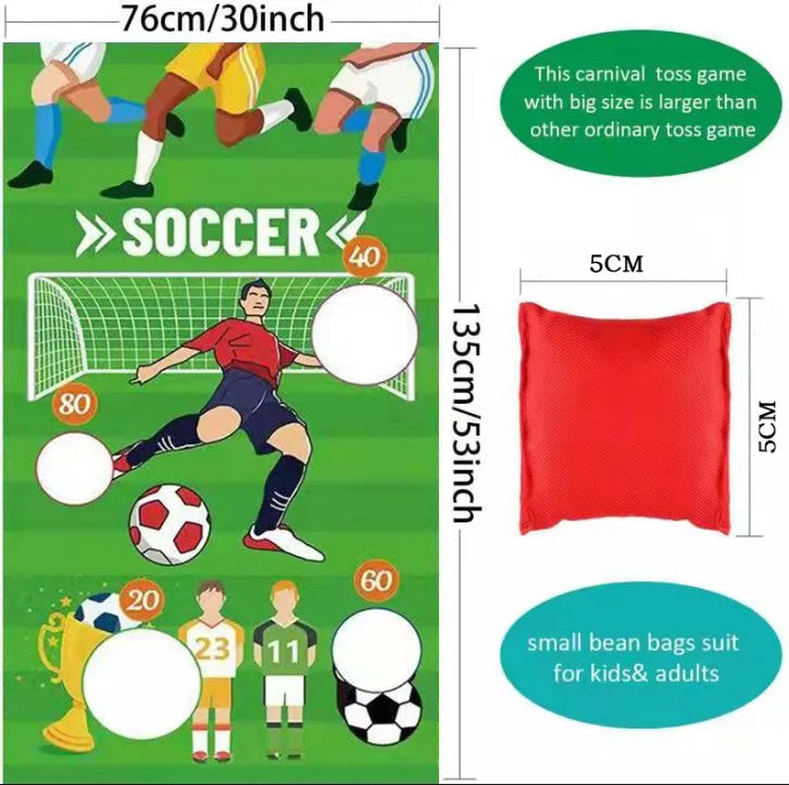 Funny Play Bean Bags Toy Game - Safe Tossing Throwing Bags For Adults Children Outdoor Xmas Party Carnival Games Toys