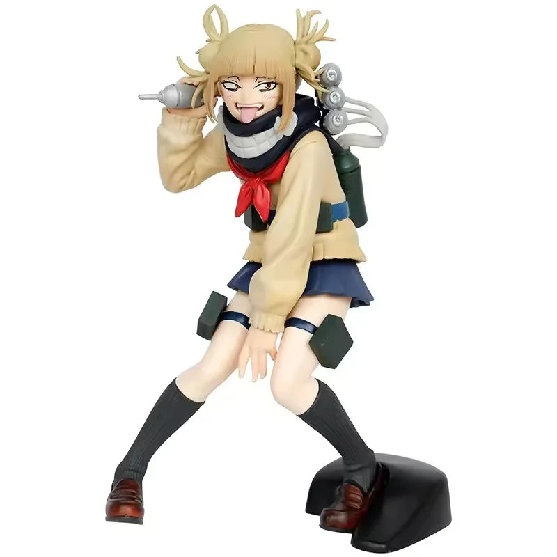 MHA Toga Himiko Anime Figurine 15cm PVC Action Standing Model Toy for Boys And Girls Anime Doll Collection Gift