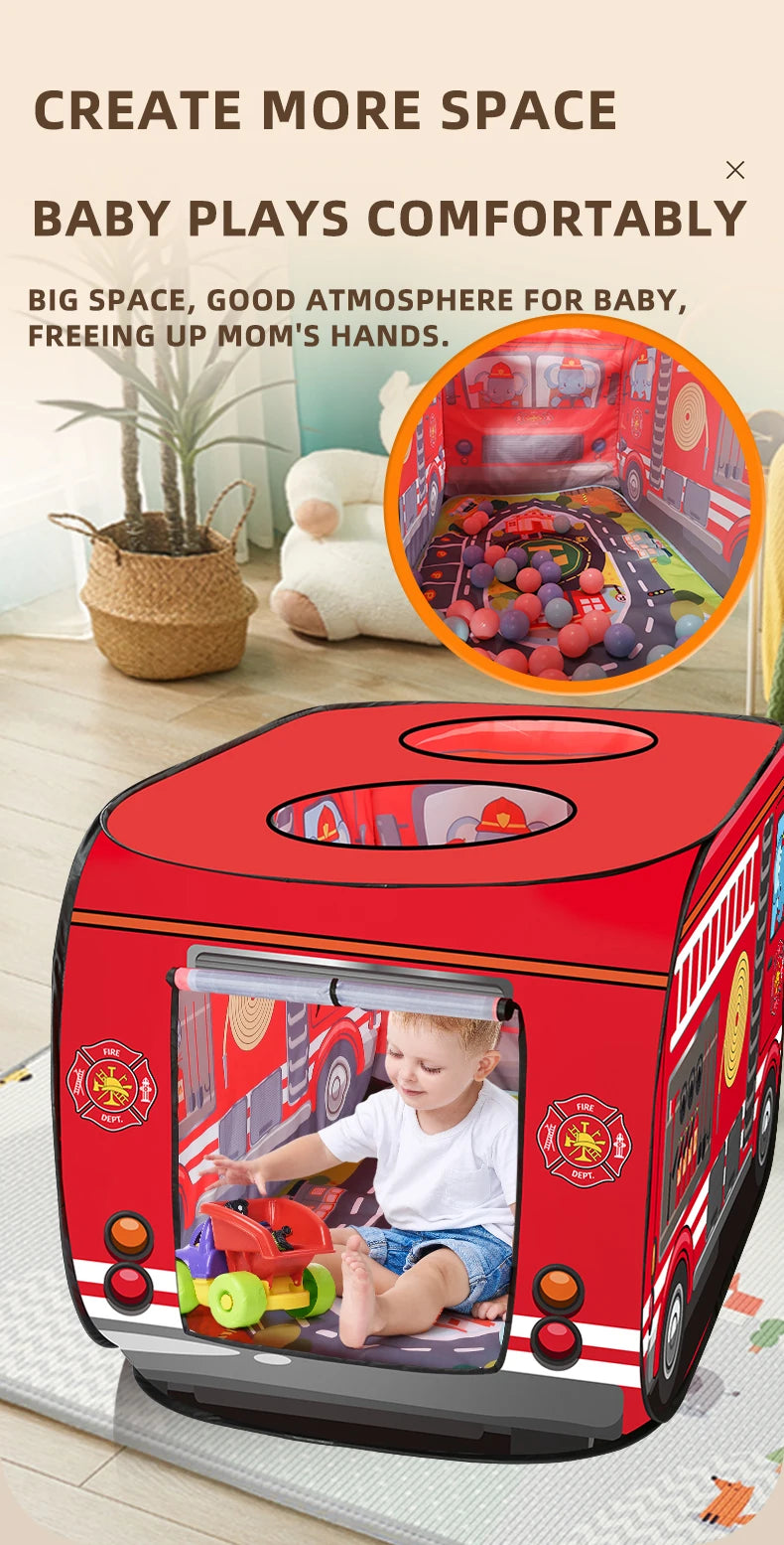 Car Tent Indoor and Outdoor Baby Game Park No Installation Foldable Baby Early Education Toys