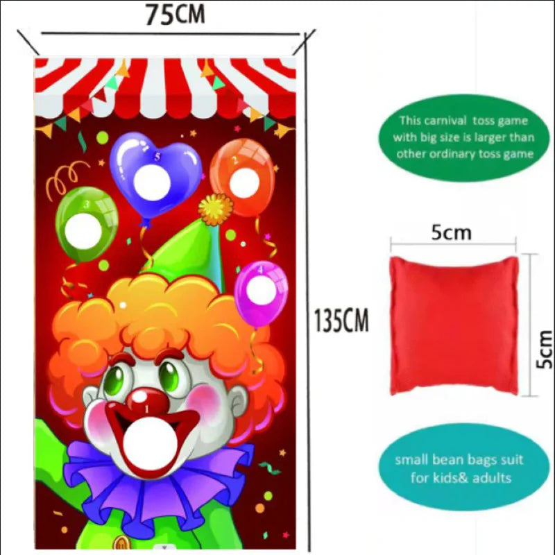 Funny Play Bean Bags Toy Game - Safe Tossing Throwing Bags For Adults Children Outdoor Xmas Party Carnival Games Toys