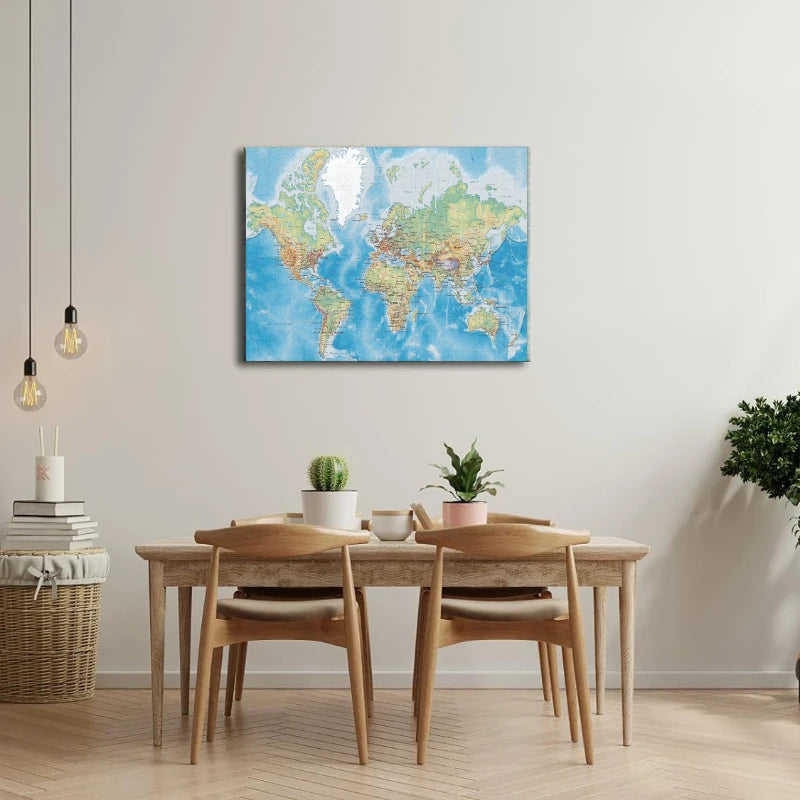 35*42cm Adult 300PCS Paper Jigsaw Puzzle Dinosaur Underwater Worlds Hot Air Balloon World Map Coast Port Entertainment Toy
