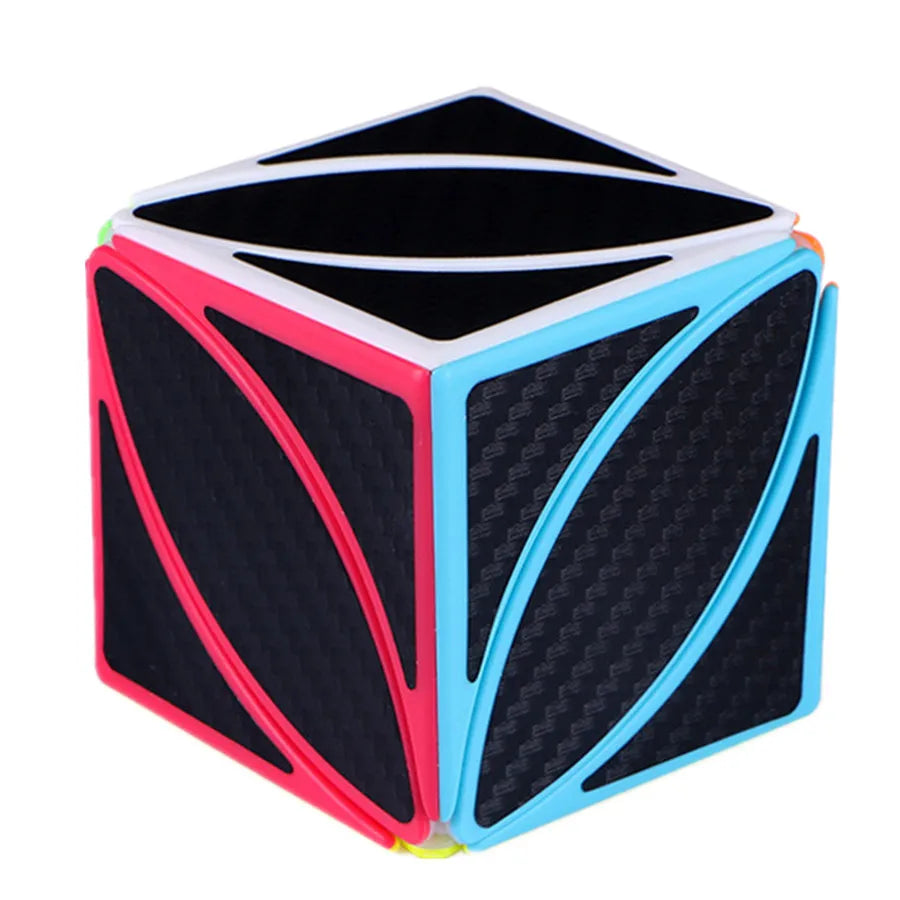 QIYI Cube 2x2 3x3 4x4 5x5  Pyramid Maple leaf Carbon Fiber Sticker Speed Magic Cube Puzzle Toys For Children Kids Gift Toy