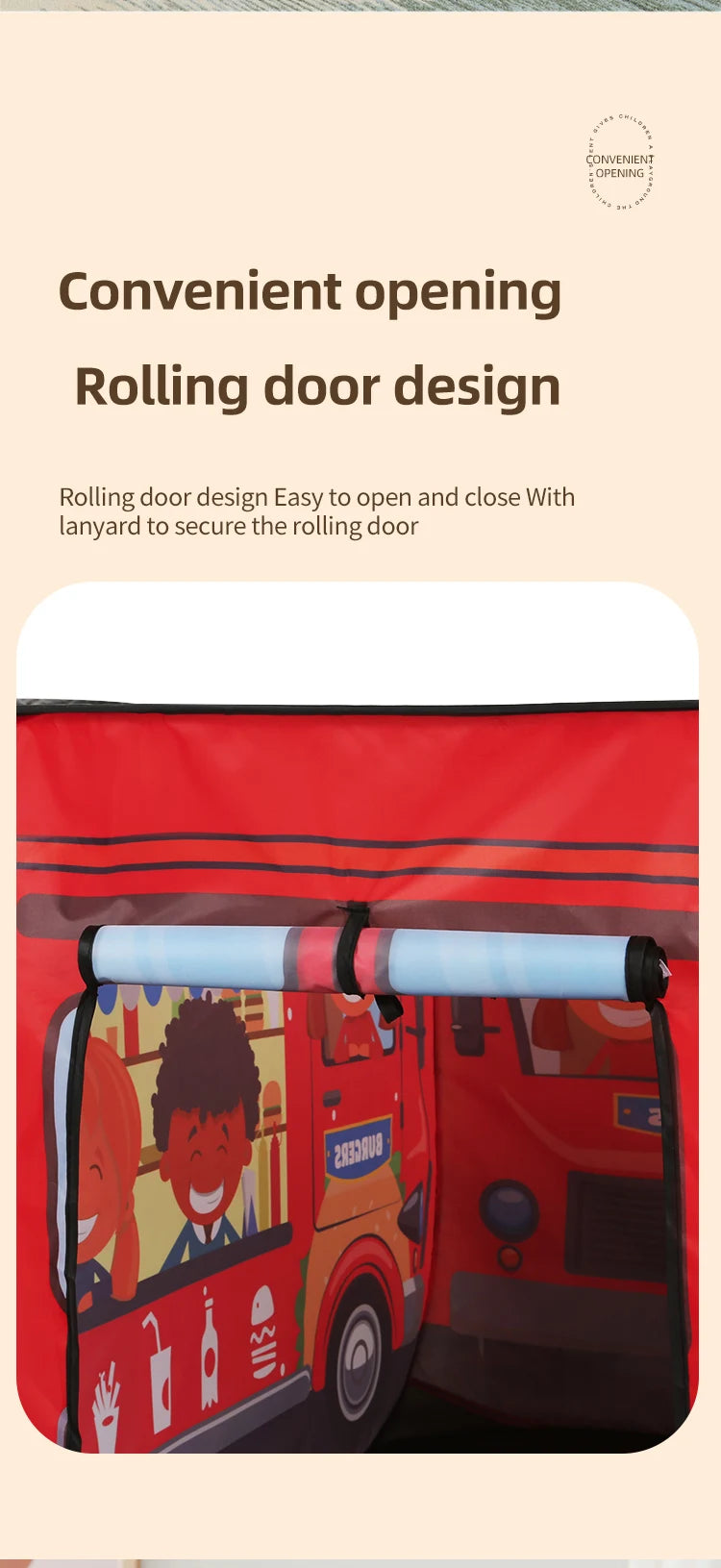 Car Tent Indoor and Outdoor Baby Game Park No Installation Foldable Baby Early Education Toys