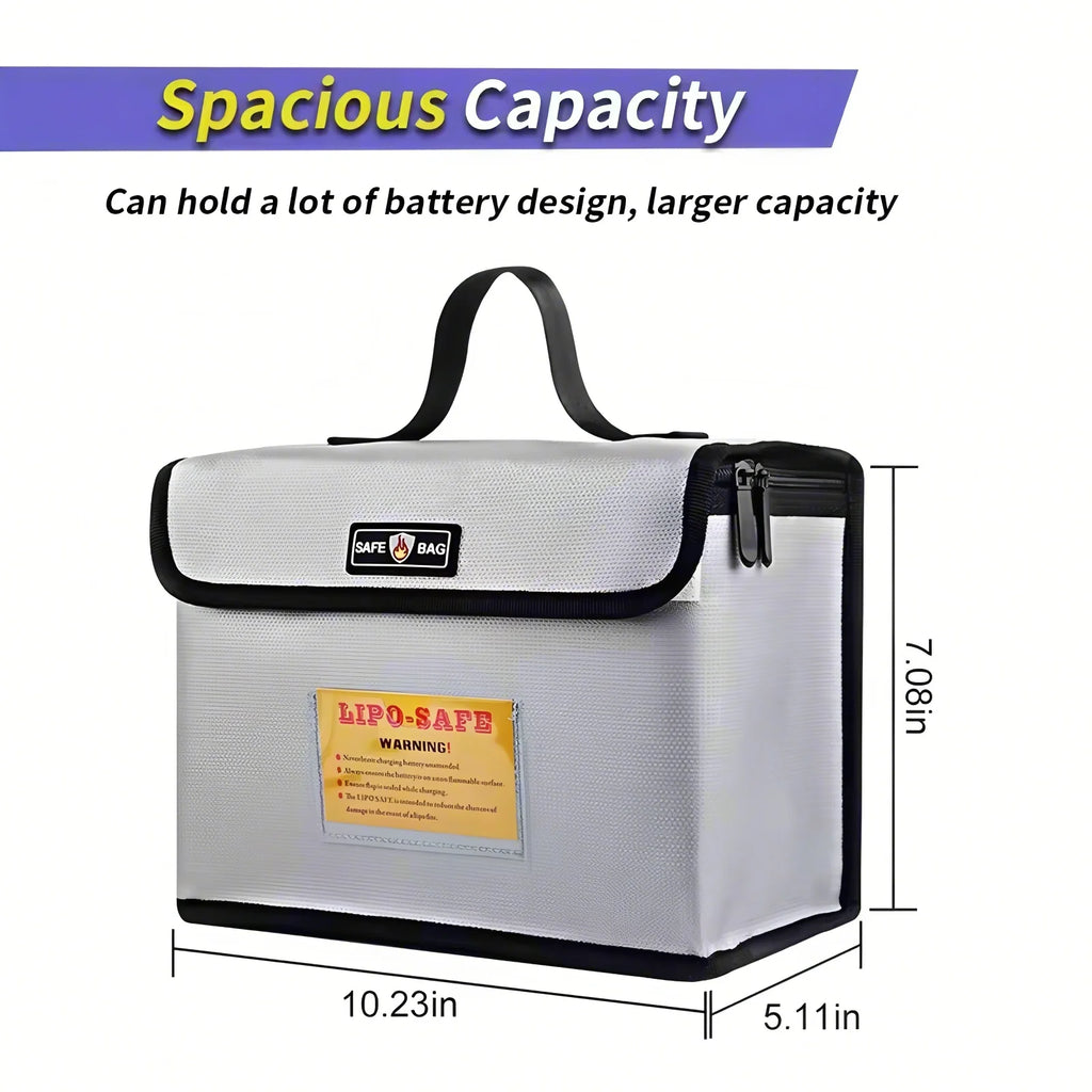 LiPo Battery Portable Fireproof Safety Bag Explosion Proof Fire Resistant Charging Sack Battery Safe Bag For Battey waterproof