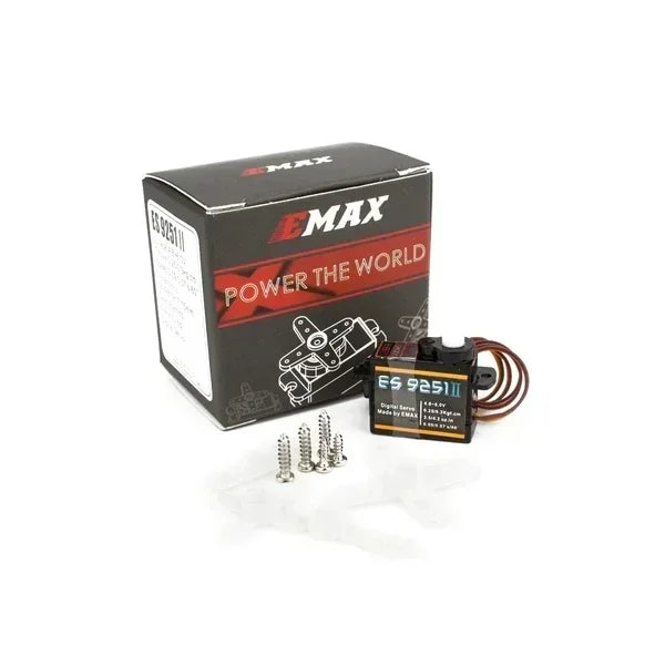 EMAX New ES9051 ES9251 4.3g/2.5G Digital Servo Motor Plastic Gear 0.8kg Torque for 3D F3P Airplanes