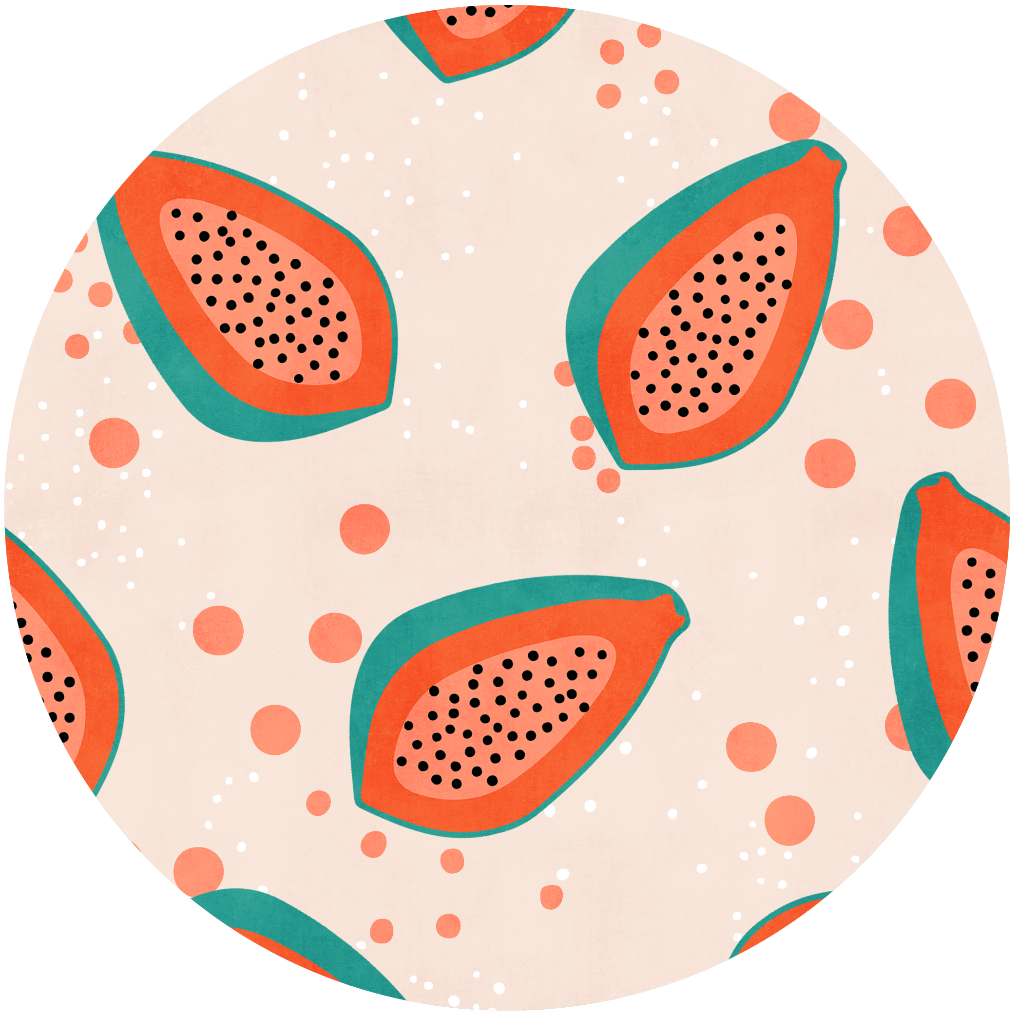 Pencil Case Small Papaya